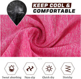 MoKo Neck Gaiter Face Mask Men Women, Bandana with Filter Pocket Balaclava with Ear Loops UV Sun Protection for Outdoor