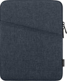 MoKo 9-11 Inch Tablet Sleeve Fits iPad air 5 10.9" 2022, iPad Pro 11 2021-2018, iPad 9/8/7th Gen 10.2, iPad Air 4 10.9, iPad Air 3 10.5, iPad 9.7, Tab A 10.1, Polyester Bag with Pocket, Purple