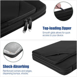MoKo 13.3 Inch Laptop Carrying Sleeve Bag,Protective Accessory Case Fits MacBook Pro M1 Pro/M1 Max 14.2 2021/Pro/Air 13.3",iPad Pro 12.9 2021,Galaxy Tab S8 Ultra 14.6",Surface pro 8,Chromebook