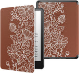 MoKo Case for 6.8" Kindle Paperwhite (11th Generation-2021) and Kindle Paperwhite Signature Edition, Light Shell Cover with Auto Wake/Sleep for Kindle Paperwhite 2021 E-Reader, Almond Blossom