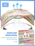 MoKo VR Eye Mask Cover, Adjustable Breathable VR Sweat Band for Oculus Quest 2, Oculus Sweat Mask for VR Workouts Supernatual with Virtual Reality Headsets Oculus Go/HTC Vive/PS/VR Gear (4pcs, Color2)