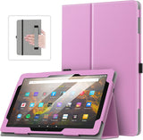 MoKo Case Fits All-New Kindle Fire HD 10 & 10 Plus Tablet (11th Generation, 2021 Release) 10.1" - Slim Folding Stand Cover with Auto Wake/Sleep, Green