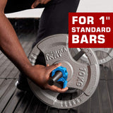 MoKo Clamps Collars, Quick Release Pair of Locking 1 inch or 2 inch Professional Weight Locks Collar Clips Great for Workout, Weightlifting, Fitness & Strength Training