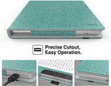 MoKo Case Fits All-New 7“ Kindle Oasis (9th and 10th Generation ONLY, 2017 and 2019 Release), Premium Smart Cover Slim Fit Protective Case with Auto Wake/Sleep - Denim Green