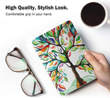 MoKo Case for Kindle Paperwhite, Premium PU Leather Cover with Auto Wake/Sleep Fits All Paperwhite Generations Prior to 2018 (Will not fit All-New Paperwhite 10th Generation), Lucky Tree