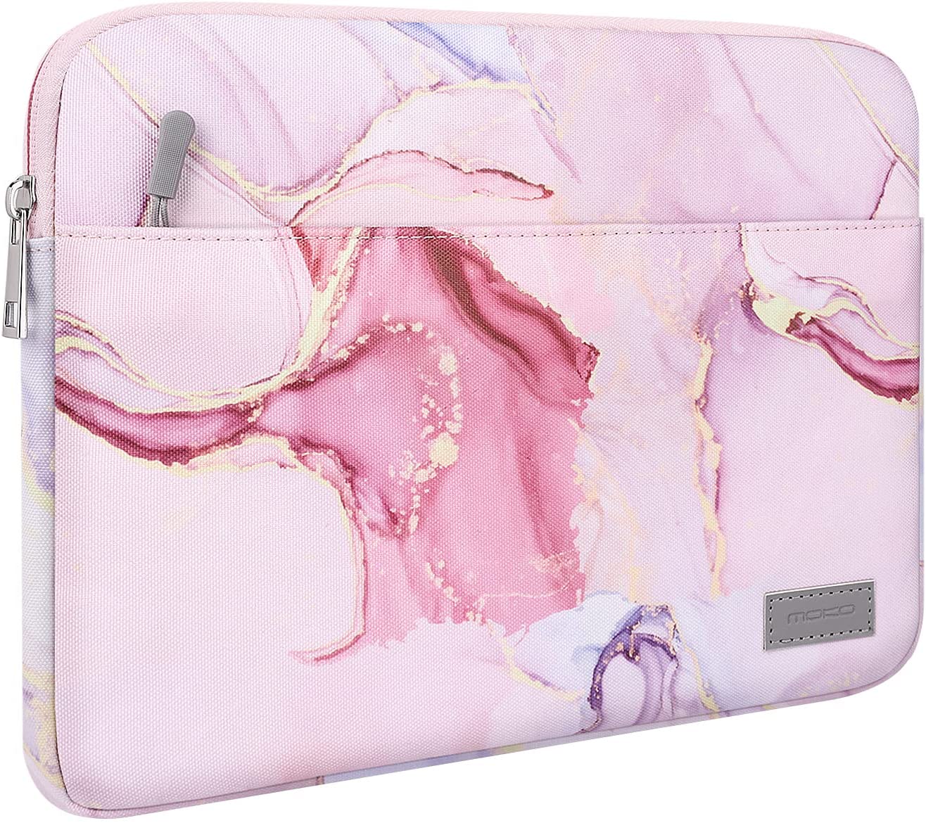 Pink marble laptop case shop