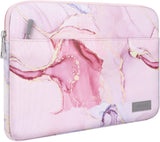 MoKo 11 Inch Tablet Sleeve Bag Carrying Case Fits iPad air 5 10.9 inch 2022, iPad Pro 11 2021-2018, iPad 9/8/7th Gen 10.2, iPad Air 4 10.9/Air 3 10.5, Tab S8 11"/Tab A 10.1, Tab S6, Pink Gray Marble