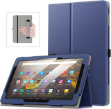 MoKo Case Fits All-New Kindle Fire HD 10 & 10 Plus Tablet (11th Generation, 2021 Release) 10.1" - Slim Folding Stand Cover with Auto Wake/Sleep, Green