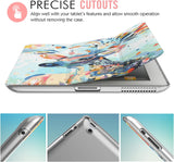 MoKo Case Fit iPad 2/3/4 - Ultra Lightweight Slim Smart Shell Stand Cover with Translucent Frosted Back Protector Fit iPad 2/The New iPad 3 (3rd Gen)/iPad 4, Christmas Deer (with Auto Wake/Sleep)