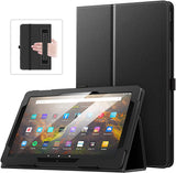 MoKo Case Fits All-New Kindle Fire HD 10 & 10 Plus Tablet (11th Generation, 2021 Release) 10.1" - Slim Folding Stand Cover with Auto Wake/Sleep, Green