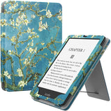 MoKo Case for 6.8" Kindle Paperwhite (11th Generation-2021) and Kindle Paperwhite Signature Edition, Slim PU Shell Cover Case with Auto-Wake/Sleep for Kindle Paperwhite 2021 E-Reader, Fragrant Flowers