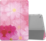 MoKo Case Fit 2018/2017 iPad 9.7 6th/5th Generation - Slim Lightweight Smart Shell Stand Cover with Translucent Frosted Back Protector Fit iPad 9.7" 2018/2017, Painting Village(Auto Wake/Sleep)