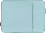 MoKo 9-11 Inch Tablet Sleeve Bag Carrying Case Fit iPad Pro 11 2021-2018, iPad 9/8/7th Gen 10.2, iPad Air 4 10.9/Air 3 10.5, iPad 9.7, Tab S8/S7/A7 Lite/Tab A 10.1 Lite Fit Smart Keyboard, Misty Blue