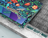 MoKo Case Fits Lenovo Tab M10 HD (2nd Gen) 10.1 inch TB-X306X/TB-X306F Tablet 2020 - Slim Folding Stand PU Leahter Smart Cover Case with Auto Wake/Sleep, Jungle Night