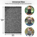MoKo Neck Face Mask[3 Pack], Scarf Mask Bandana Balaclava Face Cover Shield