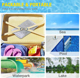 MoKo Inflatable Pool Floats Row, 4-in-1 Monterey Pool Lounge & Float, Patented Non-Stick PVC, Multi-Purpose Water Cushion (Saddle, Chair, Drifter) Pool Chair for Adults, White