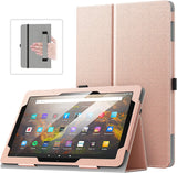 MoKo Case Fits All-New Kindle Fire HD 10 & 10 Plus Tablet (11th Generation, 2021 Release) 10.1" - Slim Folding Stand Cover with Auto Wake/Sleep, Green