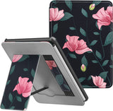 MoKo Case for 6.8" Kindle Paperwhite (11th Generation-2021) and Kindle Paperwhite Signature Edition, Slim PU Shell Cover Case with Auto-Wake/Sleep for Kindle Paperwhite 2021 E-Reader, Colorful Leaf