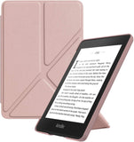 MoKo Case for 6.8" Kindle Paperwhite (11th Generation-2021) and Kindle Paperwhite Signature Edition, Origami Standing Shell Cover with Magnetic PC Back Cover for kindle Paperwhite 2021, Almond Blossom