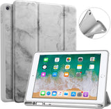 MoKo Case Fit 2018 iPad 9.7 6th Generation with Pencil Holder - Slim Lightweight Smart Shell Stand Cover Case with Auto Wake/Sleep Fit iPad 9.7" 2018 Released (A1893/A1954), Rose Gold