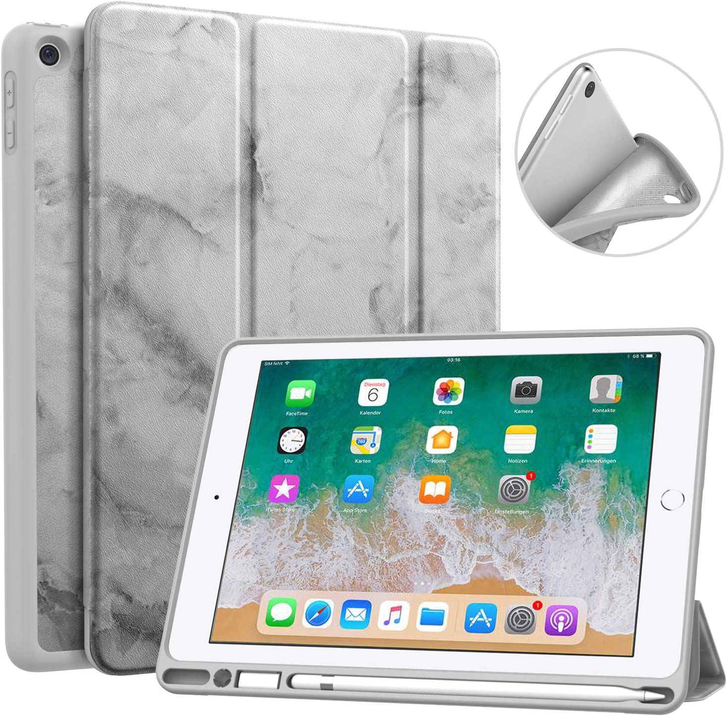 Case for iPad 6th/5th Generation 9.7 Inch ,with Built-in Screen Case for iPad 6th/5th Generation 9.7 Inch ,with Built-in Screen
