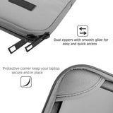 MoKo 15.6 Inch Laptop Sleeve Fits MacBook Pro M1 Pro/M1 Max 16.2 2021 MacBook Pro 16”, MacBook Pro 15.4", Surface Book 15”, Ultrabook Carrying Bag for 15.6" Dell HP Acer Chromebook,Gray