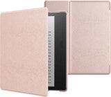 MoKo Case Fits All-New 7“ Kindle Oasis (9th and 10th Generation ONLY, 2017 and 2019 Release), Premium Ultra Lightweight Shell Cover with Auto Wake/Sleep - Rose Gold