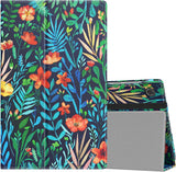 MoKo Case Fits Lenovo Tab M10 HD (2nd Gen) 10.1 inch TB-X306X/TB-X306F Tablet 2020 - Slim Folding Stand PU Leahter Smart Cover Case with Auto Wake/Sleep, Jungle Night