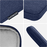 MoKo 12.9 Inch Laptop Sleeve Case Fits Tab S8+ 12.4", iPad Pro 12.9 2021-2018, iPad Pro 12.9 2017/2015, Surface Laptop Go 12.4", Polyester Bag Fit with Apple Pencil and Smart Keyboard