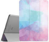 MoKo Case Fit iPad Pro 9.7 - Slim Lightweight Smart Shell Stand Cover with Translucent Frosted Back Protector Fit iPad Pro 9.7" 2016 Release Tablet, Peach Blossom (with Auto Wake/Sleep)