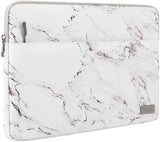 MoKo 13-13.3 Inch Laptop Sleeve Fits Tab S8+ 12.4", Surface pro 8 MacBook Pro M1 Pro/M1 Max 14.2 2021/Pro 13”, iPad Pro 12.9 2021/2020, Notebook Computer Case Cover Bag with Pocket, Pink Gray Marble