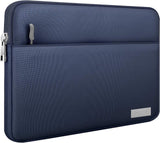 MoKo Tablet Sleeve Case Fits Tab S8+ 12.4", Surface Pro X/Pro LTE 12.3 Inch, Surface Laptop Go 12.4", Zipper Polyester Bag with Pocket, Fit Surface Pro Type Cover and Pen, Peacock Blue