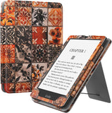 MoKo Case for 6.8" Kindle Paperwhite (11th Generation-2021) and Kindle Paperwhite Signature Edition, Slim PU Shell Cover Case with Auto-Wake/Sleep for Kindle Paperwhite 2021 E-Reader, Fragrant Flowers