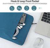MoKo 9-11 Inch Tablet Sleeve Bag Carrying Case Fit iPad air 5 10.9" 2022, iPad Pro 11 2021-2018, iPad 9/8/7th Gen 10.2, iPad Air 4 10.9, iPad Air 3 10.5, Tab S8/S7/A7 Lite/Tab A 10.1, Peacock Blue