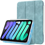 MoKo Magnetic Case for iPad Mini 6, iPad Mini 6th Generation Case 2021, Magnetic Smart Folio Case Slim Lightweight Protective Shell Stand for iPad Mini 6 8.3-inch, Auto Wake/Sleep,Blue Sky Star