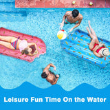 MoKo Inflatable Pool Floats Adults Kids, Ice Cream Floating Row Popsicle Float Raft Swimming Pool Float Bed Summer Beach Lounger Water Fun Party Decorations Supply