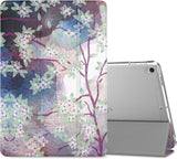 MoKo Case Fit New iPad Air (3rd Generation) 10.5" 2019/iPad Pro 10.5 2017 - Slim Lightweight Smart Shell Stand Cover with Translucent Frosted Back Protector - Black (Auto Wake/Sleep)