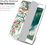 MoKo Case Fit 2018/2017 iPad 9.7 6th/5th Generation - Slim Lightweight Smart Shell Stand Cover with Translucent Frosted Back Protector Fit iPad 9.7 Inch 2018/2017, Lucky Tree (Auto Wake/Sleep)