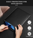 MoKo 9-11 Inch Tablet Sleeve, PU Leather Briefcase Slim Stylish Case Fits iPad air 5 10.9 inch 2022, iPad Pro 11 2021-2018, iPad 9/8/7th Gen 10.2, iPad Air 4 10.9/Air 3 10.5, iPad 9.7, Black