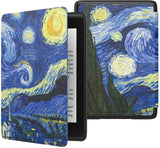 MoKo Case Fits 6" Kindle Paperwhite (10th Generation, 2018 Releases), Thinnest Lightest Smart Shell Cover with Auto Wake/Sleep for Amazon Kindle Paperwhite 2018 E-Reader - Dreamy Nebula Purple