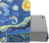 MoKo Case Fit New iPad Air (3rd Generation) 10.5" 2019/iPad Pro 10.5 2017 - Slim Lightweight Smart Shell Stand Cover with Translucent Frosted Back Protector - Black (Auto Wake/Sleep)