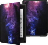 MoKo Case Fits 6" Kindle Paperwhite (10th Generation, 2018 Releases), Thinnest Lightest Smart Shell Cover with Auto Wake/Sleep for Amazon Kindle Paperwhite 2018 E-Reader - Dreamy Nebula Purple