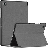 MoKo Case Fit Samsung Galaxy Tab A8 10.5 Inch 2022 [SM-X200/X205/X207], Shock Proof Stand Folio Case,Multi- Viewing Angles, Hard PC Back Cover Fit Galaxy A8 10.5 Tablet, Auto Wake/Sleep, Purple
