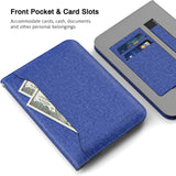 MoKo Case Fits 6" Kindle Paperwhite (10th Generation, 2018 Releases), PU Leather Protective Shell Stand Cover with Card Slot Fits Kindle Paperwhite E-Reader 2018 Version - Indigo