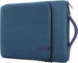 MoKo 15.6 Inch Laptop Sleeve Fits MacBook Pro M1 Pro/M1 Max 16.2 2021 MacBook Pro 16”/15.4", Surface Book 15”, Chromebook, Protective Computer Carrying Bag Handle Pouch with Pocket, Light Gray