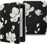 MoKo Case Fits 6" Kindle Paperwhite (10th Generation, 2018 Releases), Thinnest Lightest Smart Shell Cover with Auto Wake/Sleep for Amazon Kindle Paperwhite 2018 E-Reader - Almond Blossom