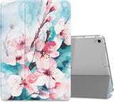 MoKo Case Fit New iPad Air (3rd Generation) 10.5" 2019/iPad Pro 10.5 2017 - Slim Lightweight Smart Shell Stand Cover with Translucent Frosted Back Protector - Coreopsis (Auto Wake/Sleep)