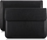 MoKo 13 Inch Laptop Sleeve Case with Document Pocket Fit with MacBook Air 13-inch Retina A1932 (2016-2020), MacBook Pro 13.3" 2016-2019 A2159 A1989 A1706 A1708, iPad Pro 12.9 2021/2020/2018, Black