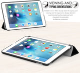 MoKo Case Fit iPad Mini 4 - Slim Lightweight Smart Shell Stand Cover Case with Auto Wake/Sleep Fit iPad Mini 4 (2015 Edition) 7.9 inch iOS Tablet, Black