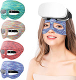 MoKo VR Eye Mask Cover, Adjustable Breathable VR Sweat Band for Oculus Quest 2, Oculus Sweat Mask for VR Workouts Supernatual with Virtual Reality Headsets Oculus Go/HTC Vive/PS/VR Gear (4pcs, Color2)